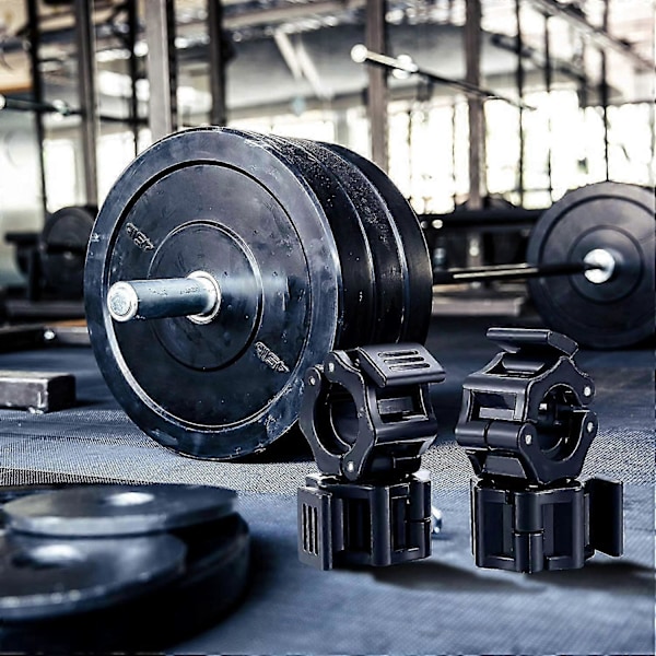 4 st Dumbbellklämmor, 30mm Dumbbellklämmor, Dumbbellklämmor, Skivstångsklämmor, Låsring för Skivstång, Lås för Dumbbell