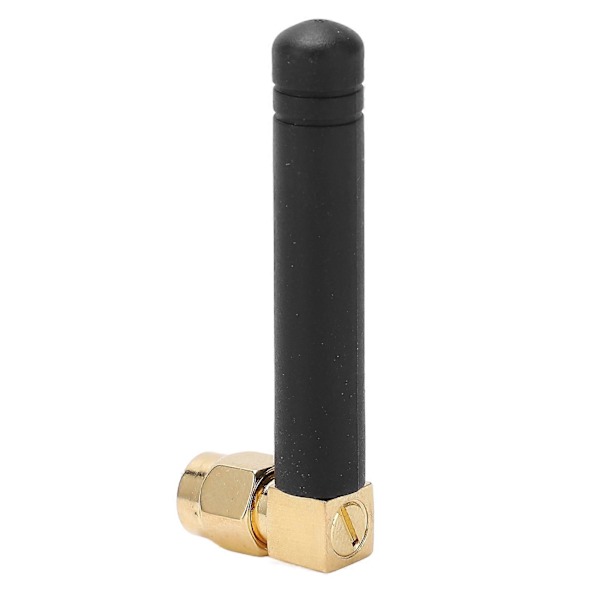 2 stk. WIFI Antenne SMA Han Indre Nåle 315MHz 3DBI Vandafvisende 50W 360 Drejelig Led Network Antenne Albuehoved