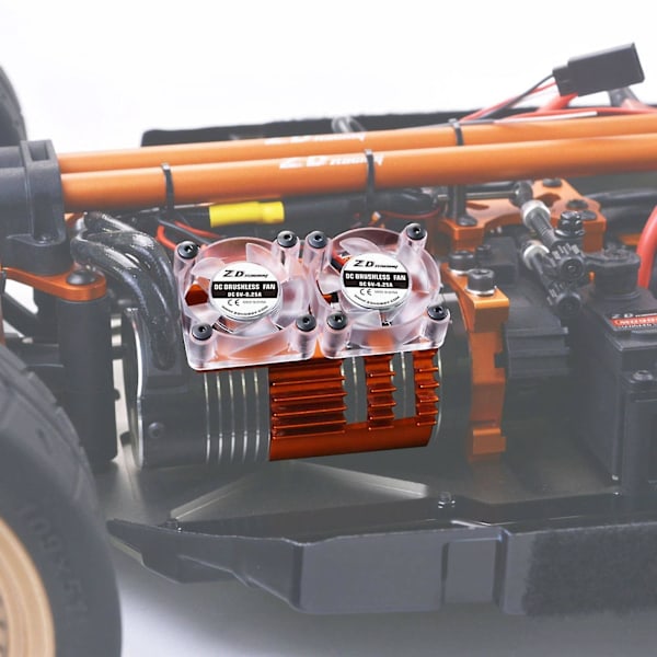 Kylare & Kylfläkt/Temperatursensor för Hobbywing Rc 4268 4274 1/8 1/10 Motorer Ft