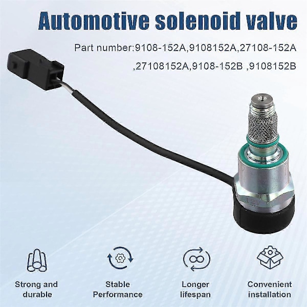Auton solenoidiventtiili solenoidipumppu elektroninen pumppu 12V 9108-152A 9108152A 27108-152A