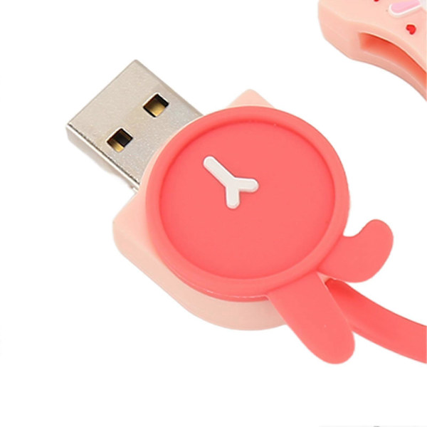 U-levy Nopea söpö piirretty USB2.0-liitäntä Tallennusmuistitikku puhelimille tietokoneille kaiuttimille 64 Gt