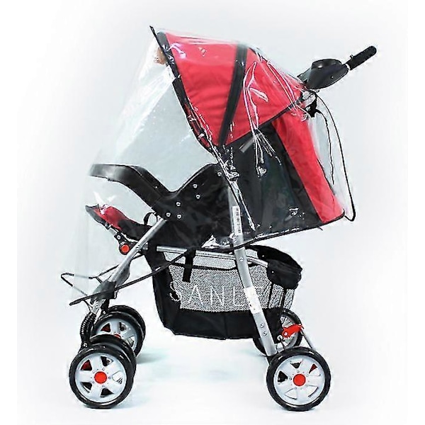 Regnskydd Barnvagn Universal Vattentätt Regnskydd för Barnvagn, Regnskydd Barnvagn, Joggingvagn, Väderskydd Barnvagn, Vind, Snö, Damm, T