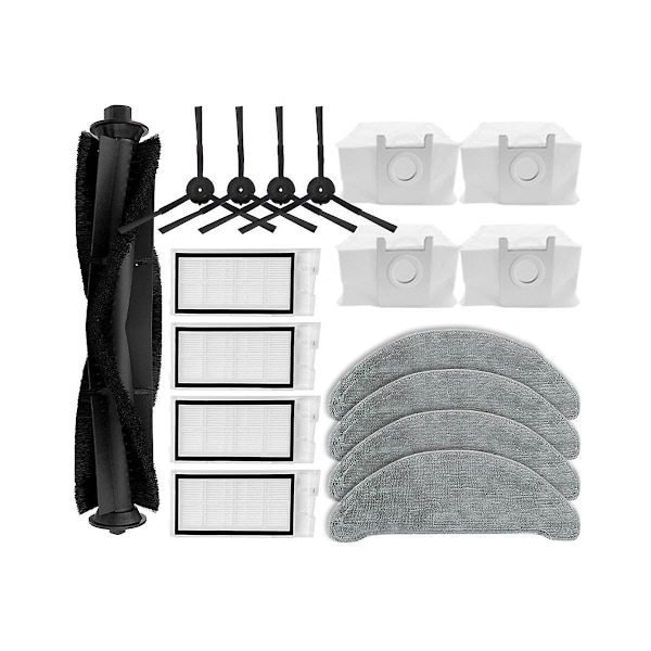 For Eve Plus SDJ01RM Hovedsidebørste Hepa Filter Mop Støvsugerpose Robotstøvsuger Reservedele Tilbehør