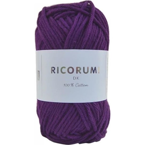 RICORUMI Puuvilla Amigurumille, minipallo 25g - 20 Purple