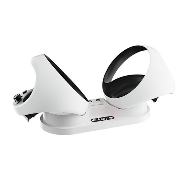 Kompatibel med PS5 VR2 Spelkontroll med LED-ljus Laddningsställ Bärbar Kontroll Dubbel Laddare