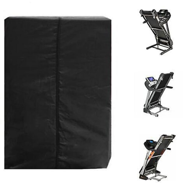 car cover,Foldable Treadmill Cover, Foldable Treadmill Dust Cover 210D Windproof, Rainproof, Oxford Cloth Tarpaulin, 9575160cm, Black