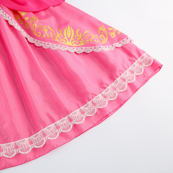 Barnens Halloween Prinsessan Peach klänning 140cm