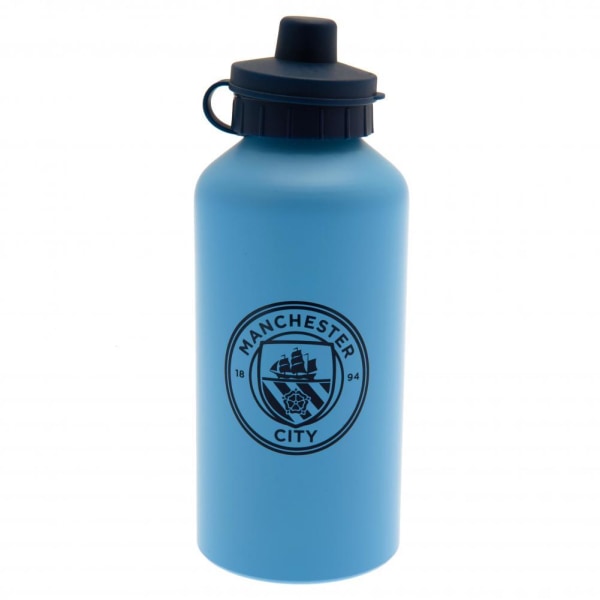 Manchester City FC Aluminium 500ml flaska  Himmelsblå Sky Blue One Size
