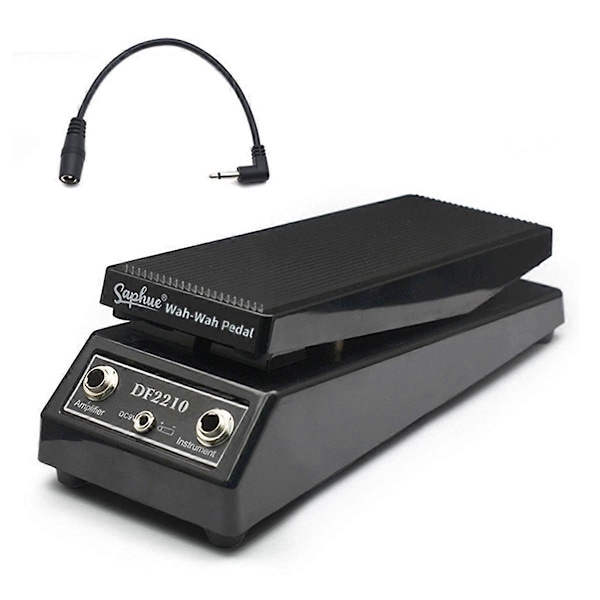 Klassisk Wah Pedal Elektrisk Gitarr Wah-Wah Effektpedal Professionell Gitarrvolympedal
