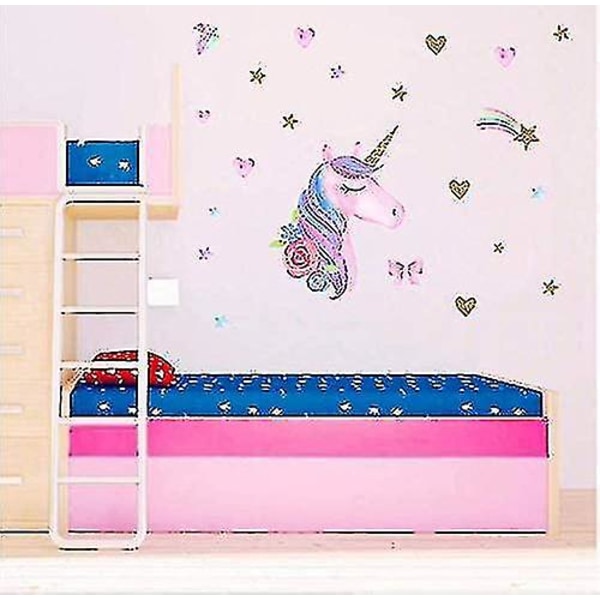 Unicorn Wall Stickers Stars Love Heart Wall Stickers Unicorn Wall Deca