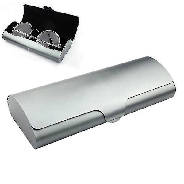 1 stk Brilleetui Hard Shell Øyeglass Etui Aluminium Lett Nærsynt
