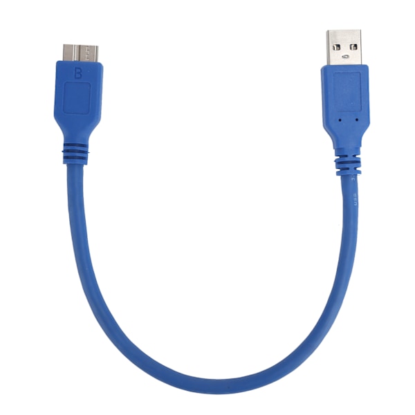 USBA-MicroB-kaapeli USB3.0 ulkoinen kiintolevy 5 Gbps:n siirtoadapterijohto sininen (0,3 metriä)