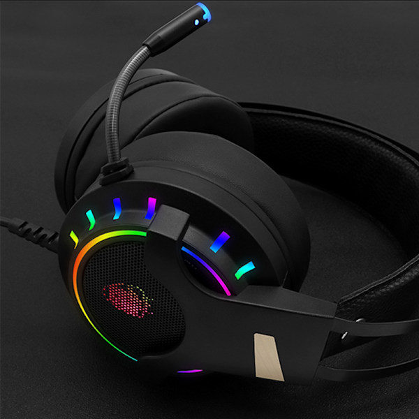 K3 USB7.1RGB-version spelheadset för stationär dator