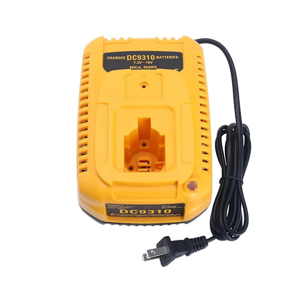 DC9310 Erstatningslader for Dewalt NiCd og NiMH batterier 7.2v-18v DC9096 Dc9098 Dc9099 Dc9091 Dc9071 De9057 Dw9096