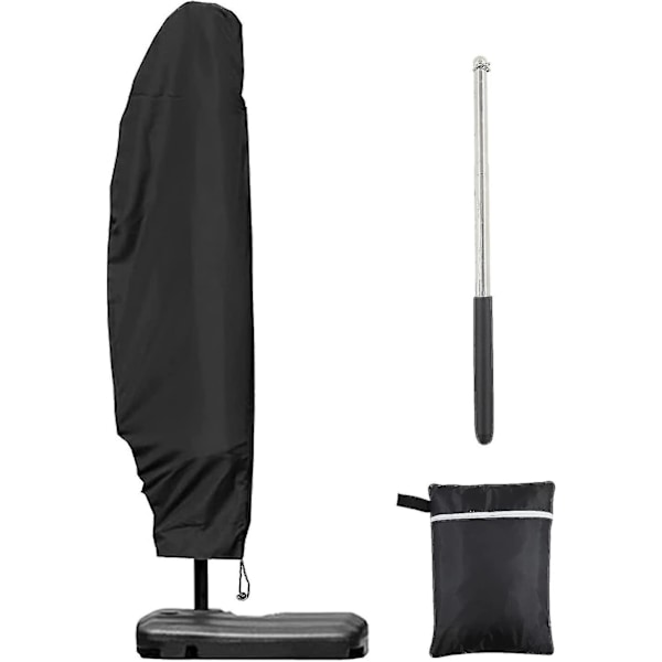 Parasol Cover 3m 4m With Zipper 1.4m Long With Telescopic Rod, 280x30/80/45cm. From Chuai Du