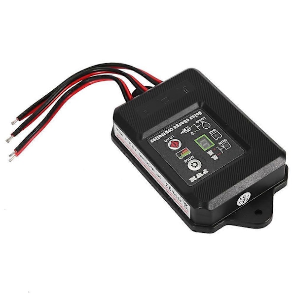Solcellsregulator 12V/24V Intelligent Solcellsladdningsregulator med Digital Display (ST-F 12V10A)