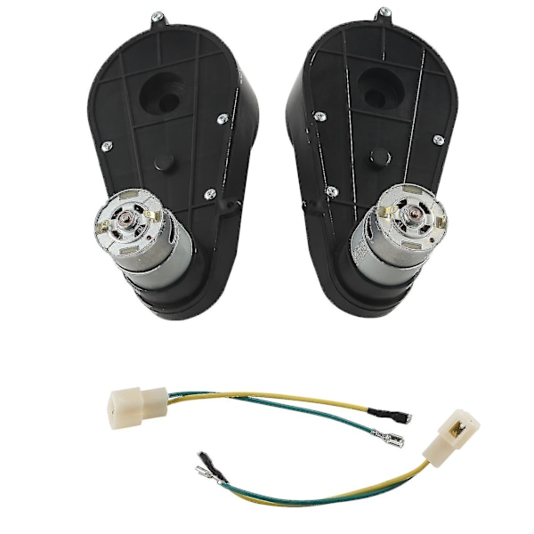 2 Pcs 550 Universal Children c Car Gearbox With Motor, 12vdc Motor With Gear Box, Kids Ride