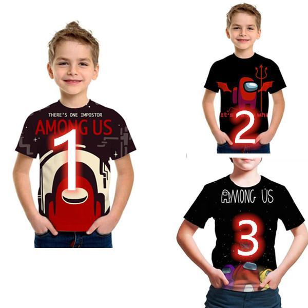 Among Us Kids T-Shirt Game Crewmate 3st Model Model 2