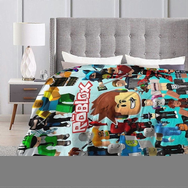Superpehmeä mikrofleece-peitto sohvalle, sänkyyn, aikuisille ja lapsille - lämmin peitto 130*150cm