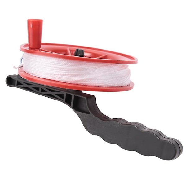 100M Twisted String Line Rød Hjul Dragespole