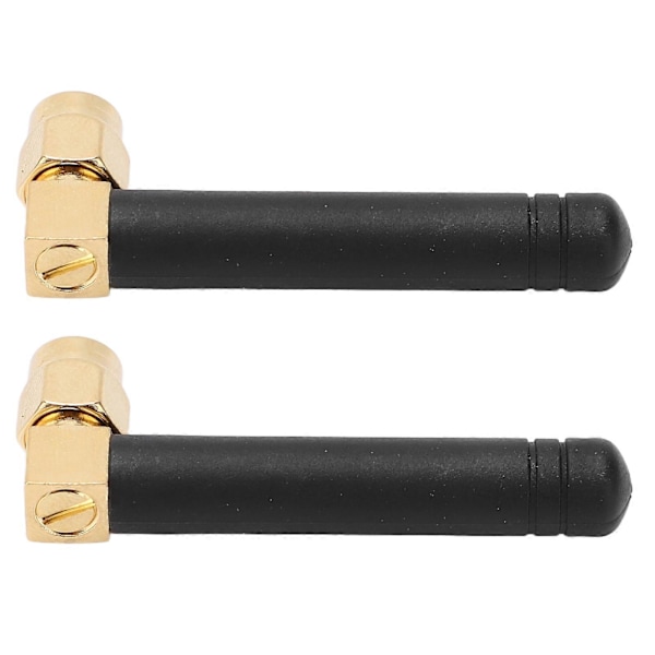 2 stk. WIFI Antenne SMA Han Indre Nåle 315MHz 3DBI Vandafvisende 50W 360 Drejelig Led Network Antenne Albuehoved
