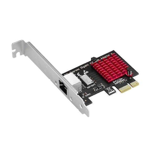 PCIe-kortti 2500 Mbps Gigabit-verkkokortti 10/100/1000 Mbps RJ45 Langallinen verkkokortti PCI-e 2.5G-verkko