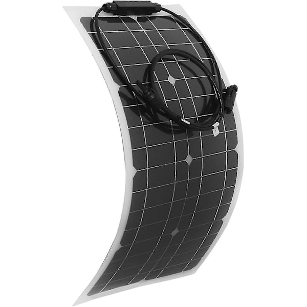 100W 100 Watt Bärbar Solpanel Flexibel Utomhus Husbil Båt Solpanel Strömförsörjning