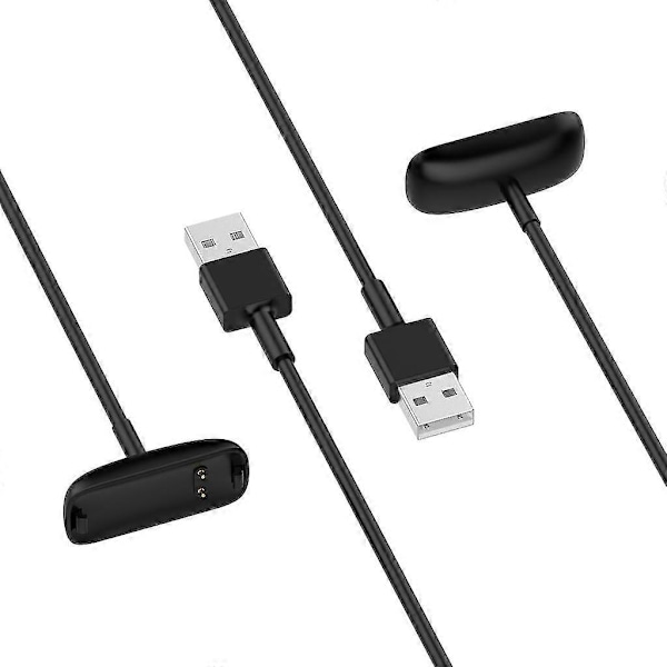 Laderadapter for Fitbit Inspire 3 Smart Watch Hurtiglading Kabel Dock Stativ