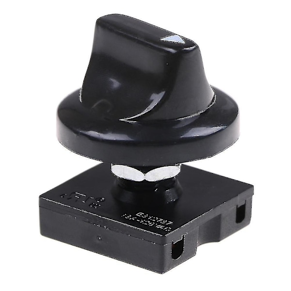 4-position 3-trins Fan Selector Rotary Switch Governor med Knob 13amp 120v-250v -ys