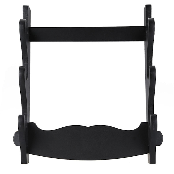 3-trins vægmonteret Samurai Sword Katana Holder Stativ Hængende Beslag Reol Display