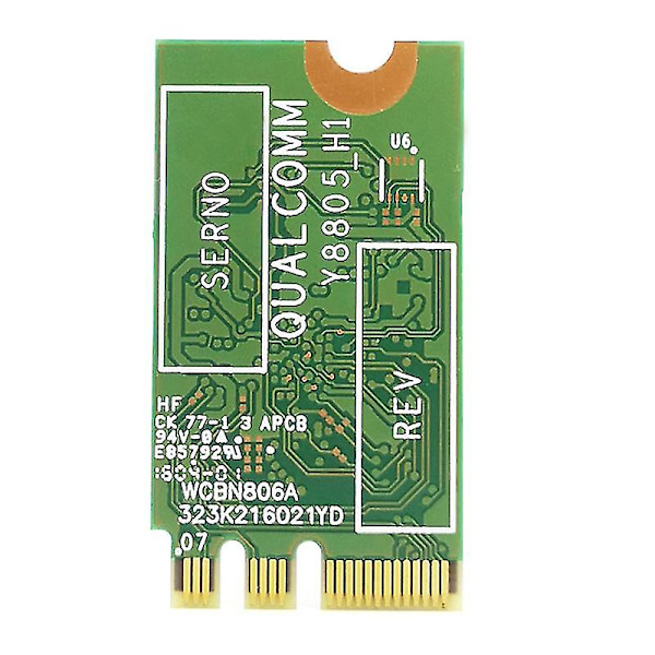 Trådløst adapterkort til Qualcomm Atheros QCA9377 QCNFA435 802.11AC 2.4G/5G NGFF WIFI KORT Bluetooth