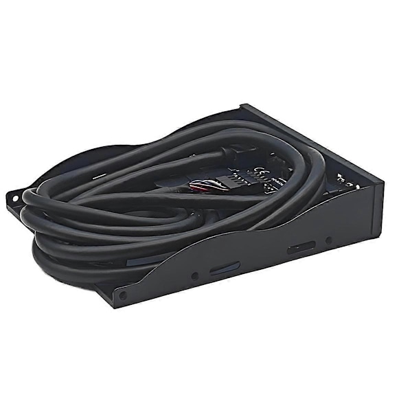 3,5 tuuman levykeaseman etupaneeli 2 USB 3.0 -liittimellä + HD-äänimikrofoniliitäntä PC-kotelolle
