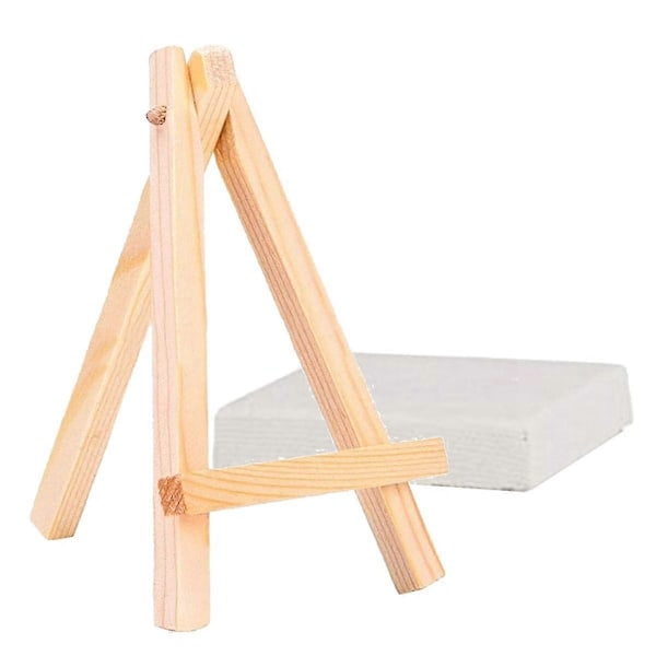 12 kpl Taiteilijan Mini Maalausteline + 3 tuuman x 3 tuuman Mini Canvas Set Maalaus Lasten Käsityö DIY Piirustus Pieni Pöytä