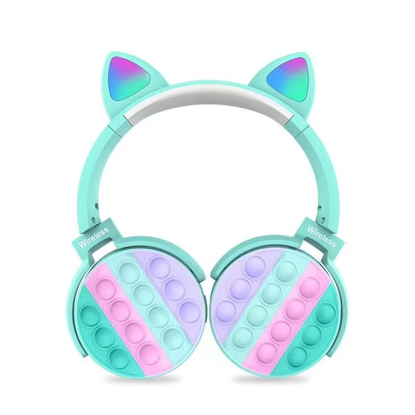 Dekompresjon Rodent Pioneer Cat Ear trådløse hodetelefoner blue