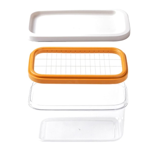 Butter Keeper with Sealed Lid and Cutter Slicer for Easy Cutting and Storage,Butter Box Cheese Keeper for Refrigerate