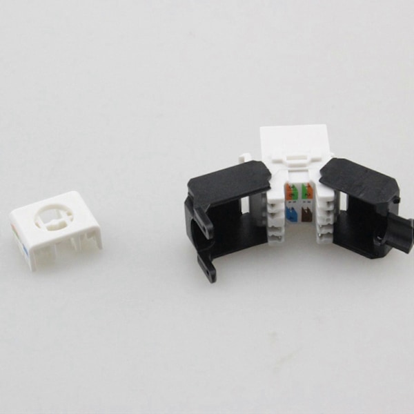 10-pakning Cat6A RJ45-kontakt - Cat6-kompatibel - 180 grader verktøyfri - Ethernet veggkontakt - Cat6A nettverk