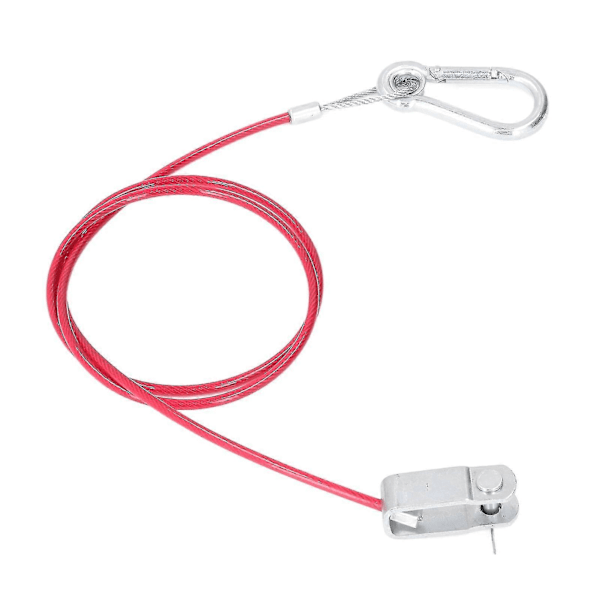 3,3 fot Sikkerhetsbremse Kabel Anti-Fall Rustfritt Stål Tilhenger Nødstopptau Universal For Biler