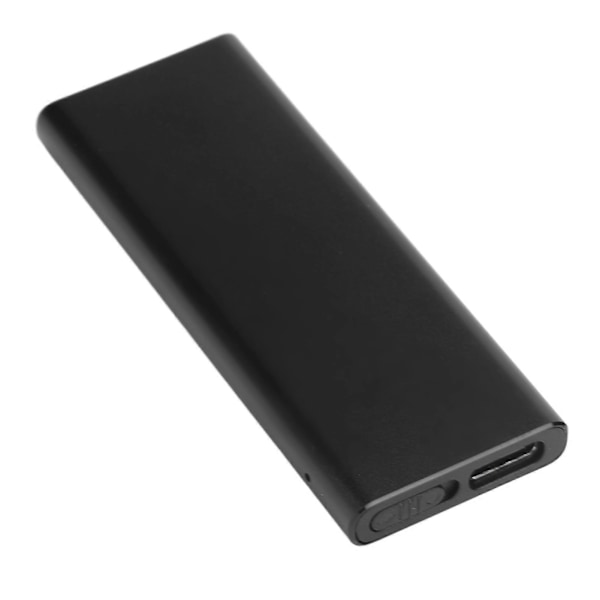 Mini-inspelare Röstaktiverad Brusreducering HD Säker Bärbar MP3-inspelare för Föreläsning Intervju Unisex Engelska 16GB