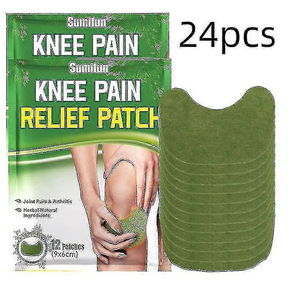 24 kpl Yrtti-Artemisia Knee Joint Talven Kipujen Lievitykseen Lämpölaastareita