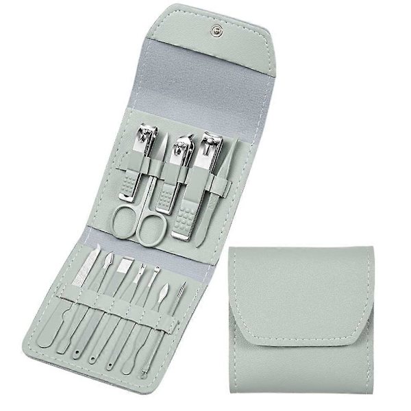 Nagelreparationsset Nagelsuite Reparationsverktygssats Nagelprodukter Resenagelsax Mani PEDI-set Hemreparation Nagelsaxset 12 set