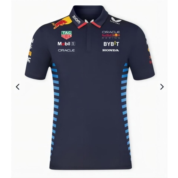 Team Red Bull kortærmet poloshirt pink skjorte XS 11 3XL