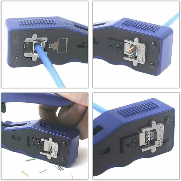 Pro HD Krympeværktøj Crimper til RJ45 EZ Pass Through Cat 5 5e 6 7 Connector LAN