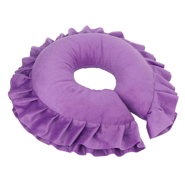 U-muotoinen violetti niskatuki tyyny kauneushoitola spa-hierontaan