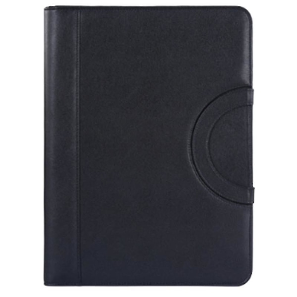 Portable Business Padfolio Portfolio Case Handle Pu Leather Portfolio Folder For School Office Conf