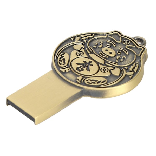 USB 2.0 Flashdrev - Bærbar, Vandafvisende Metalhukommelsesnøgle til Computer, Laptop, TV - 32 GB