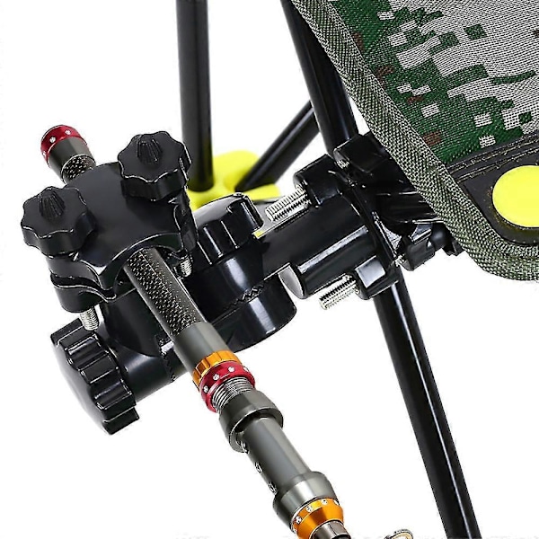 360 Graders Justerbar Fiske Stang Holder Fiske Stol Montering Paraply Stativ Stativ Roterende Fiske Sete Holder