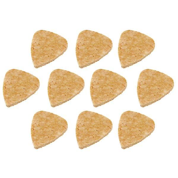 10 kpl Huopapoimurit Ukulelelle Mudder Poimurit Plectrums Ukulelelle (oranssi)