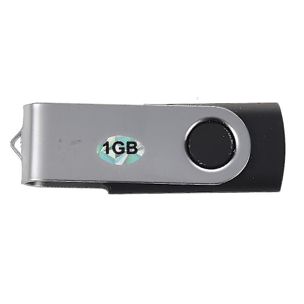 1 GB Svart USB 2.0 Flashminne Jump Drive Foldbar Penn 2,17\" X 0,71\" X 0,24\"