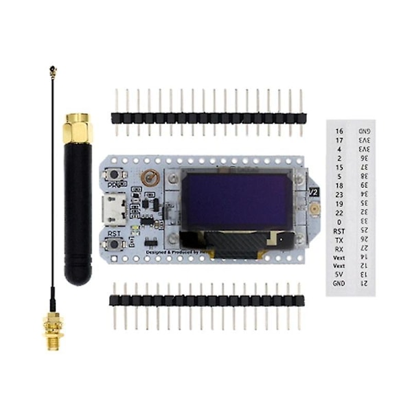 SX1276 SX1278 ESP32 LoRa 868MHz/915MHz 0,96 tum Blå OLED-skärm Bluetooth WIFI-kit 32 Utveckling
