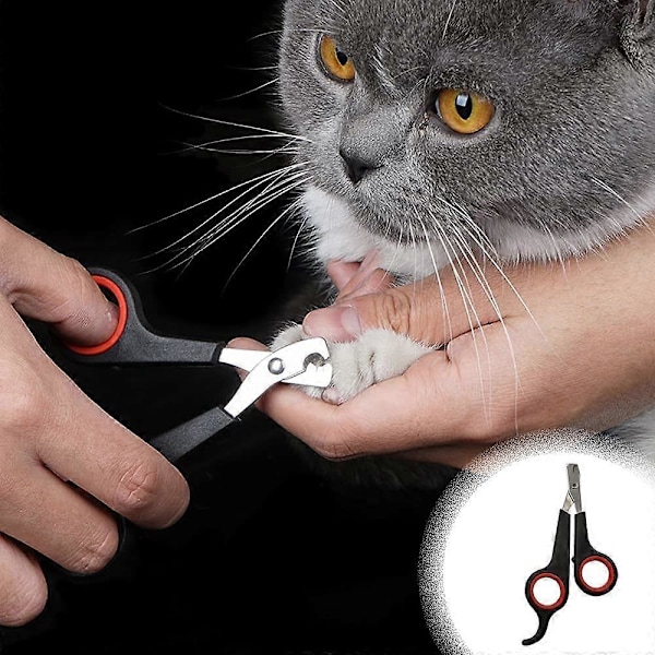 Kløftrimmer til kæledyr, Professionel Kløftrimmer til Katte, Hvalpe, Kaniner og Smådyr